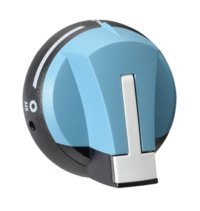 S01 Round Handle, External Mount, Black/Blue, Nema 4/4X